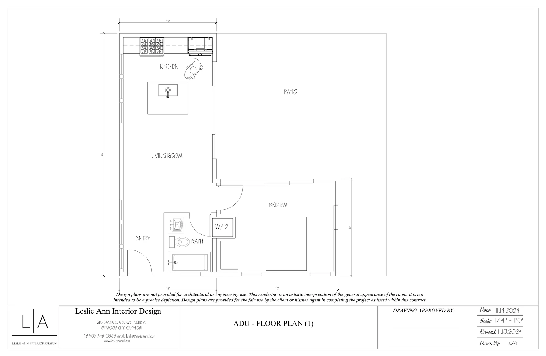 Floor plan for The Olive